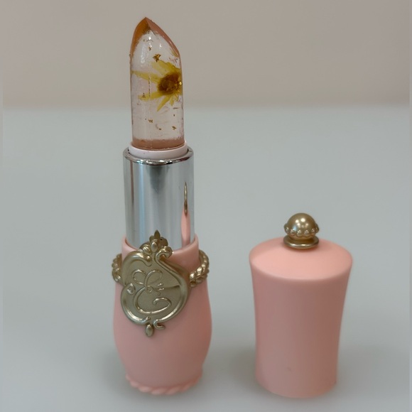 NEW GOLD FOIL FLOWER Color Changing Lipstick - Picture 3 of 7